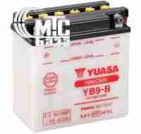 Аккумуляторы Аккумулятор на мотоцикл Yuasa Yumicron [YB9-B] 6СТ-9,5 Ач R EN115 А 137x77x141мм